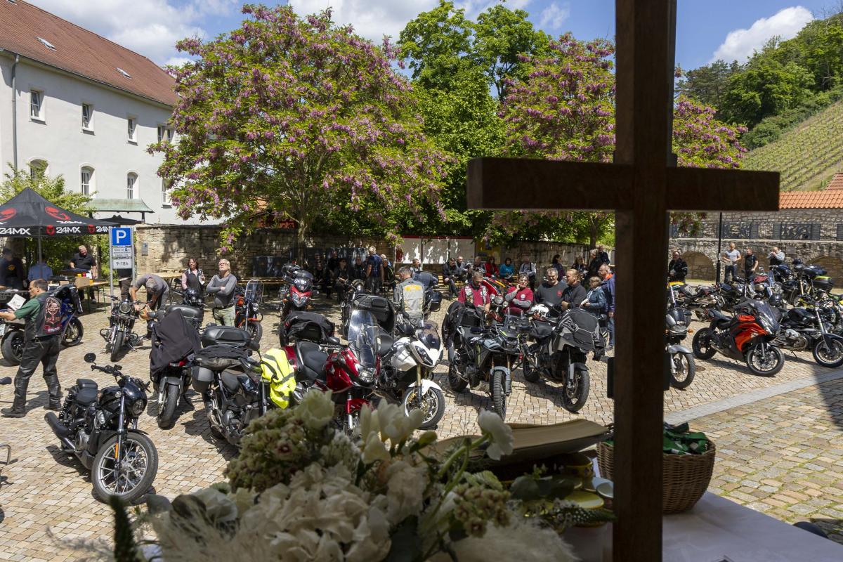 1. Bikergottesdienst in Freyburg 1. Bikergottesdienst in Freyburg