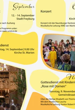 Programm 800 Jahre St Marien Freyburg